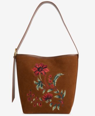 Сумка-ведро Style & Co Floral Embroidered Soft, эксклюзив Macy's