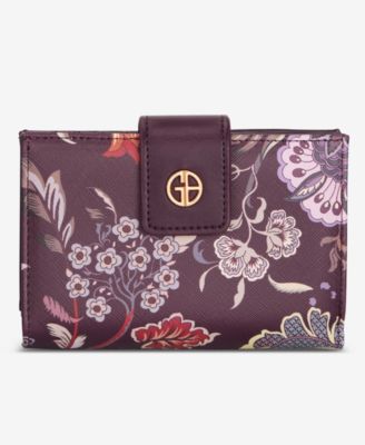 Giani Bernini кошелек-индексатор с цветочной рамкой, эксклюзив Macy's