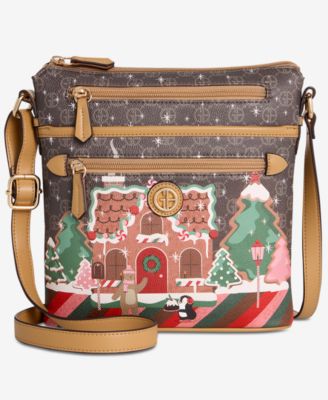 Сумка через плечо North South Crossbody Bag Gingerbread Bears