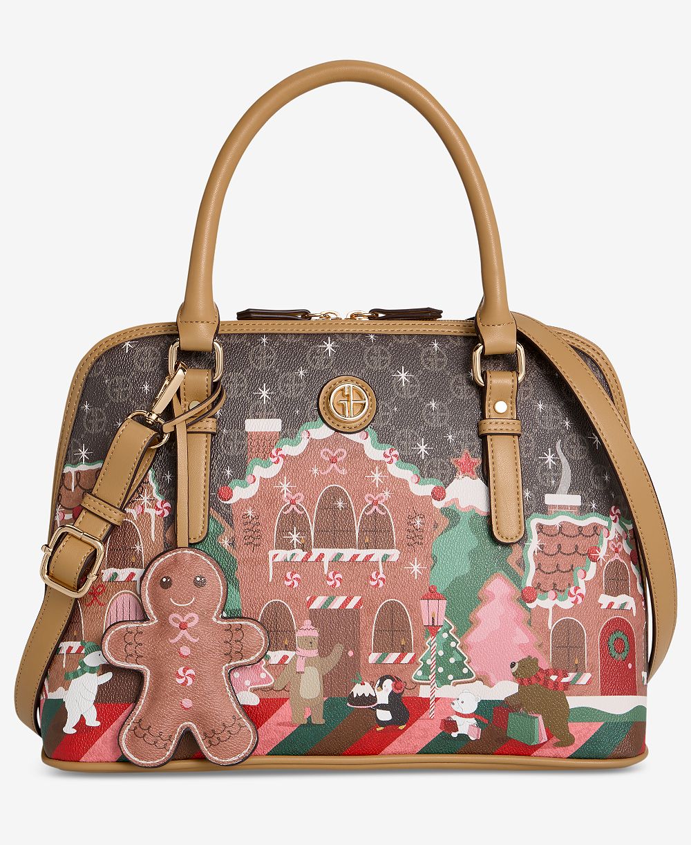 Сумка Giani Bernini Gingerbread Bears Dome, эксклюзив Macy's
