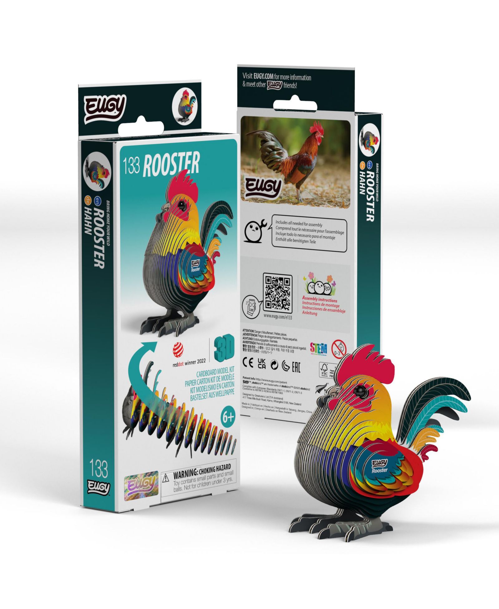3D пазл Eugy Rooster