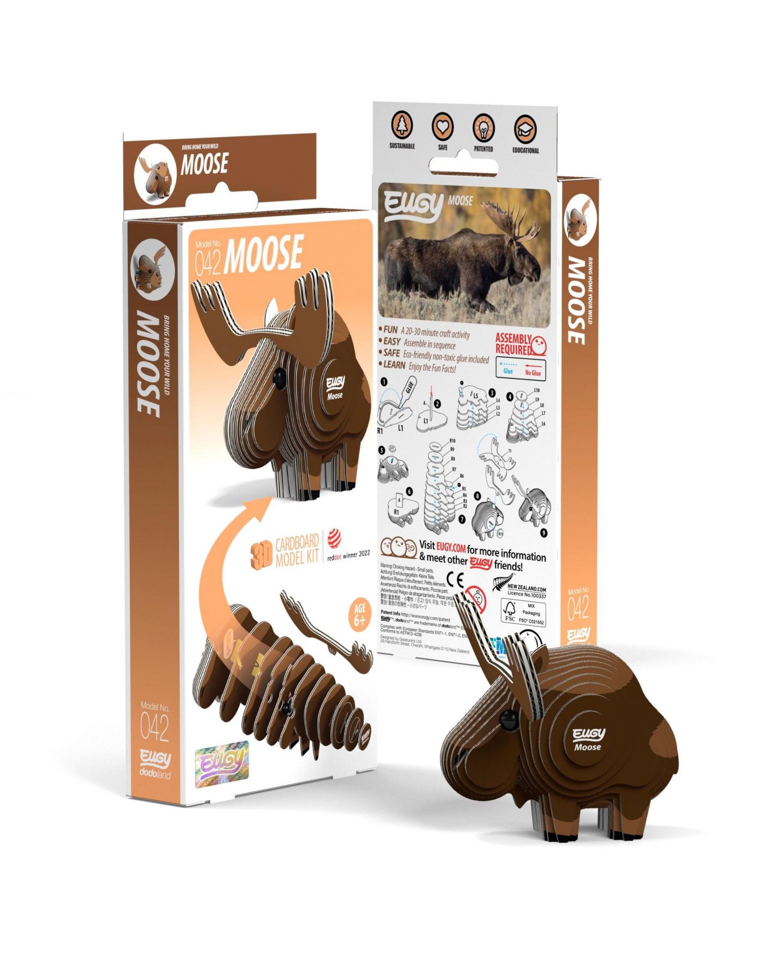 Eugy Moose 3D пазл