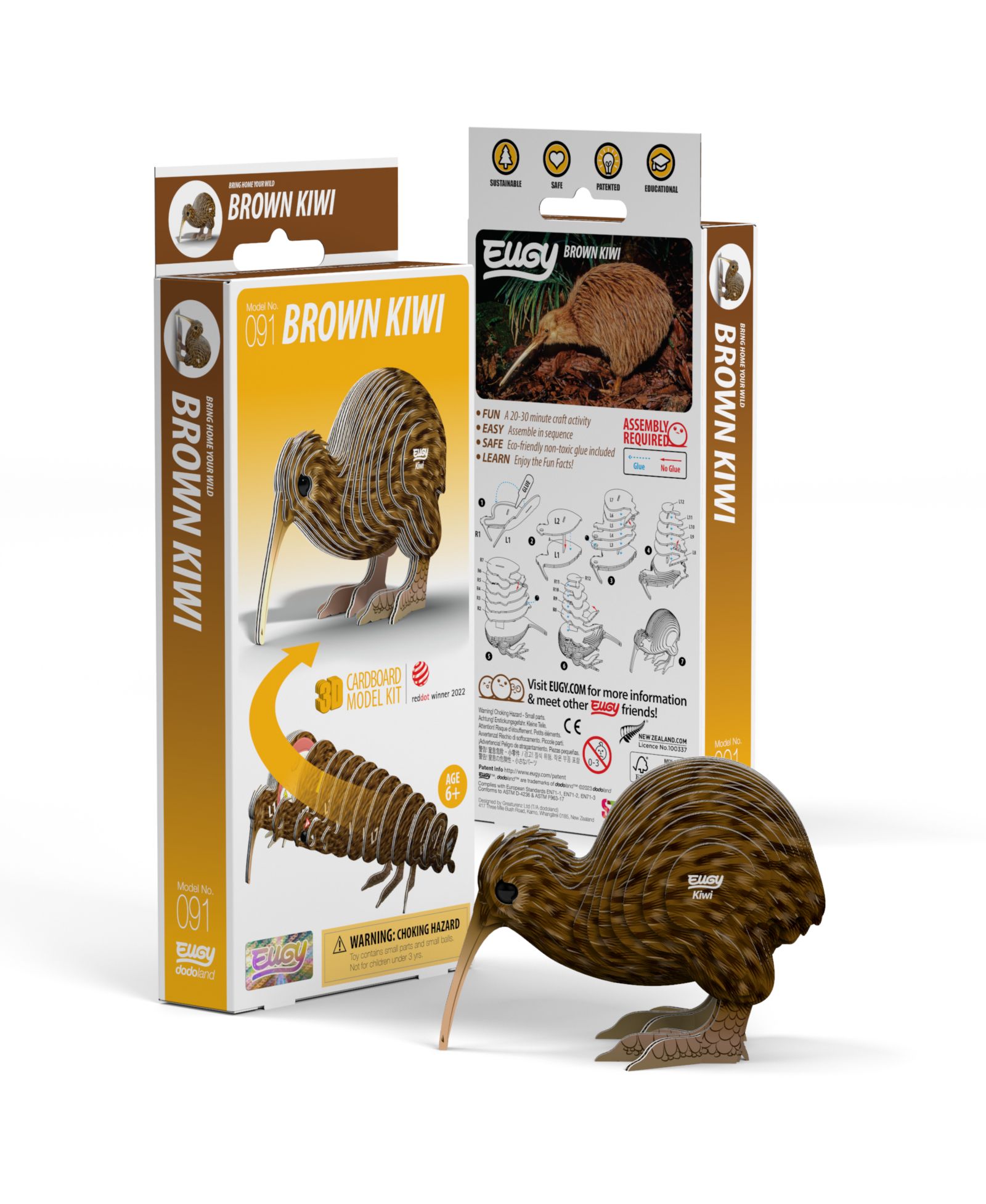 3D-пазл Eugy Kiwi