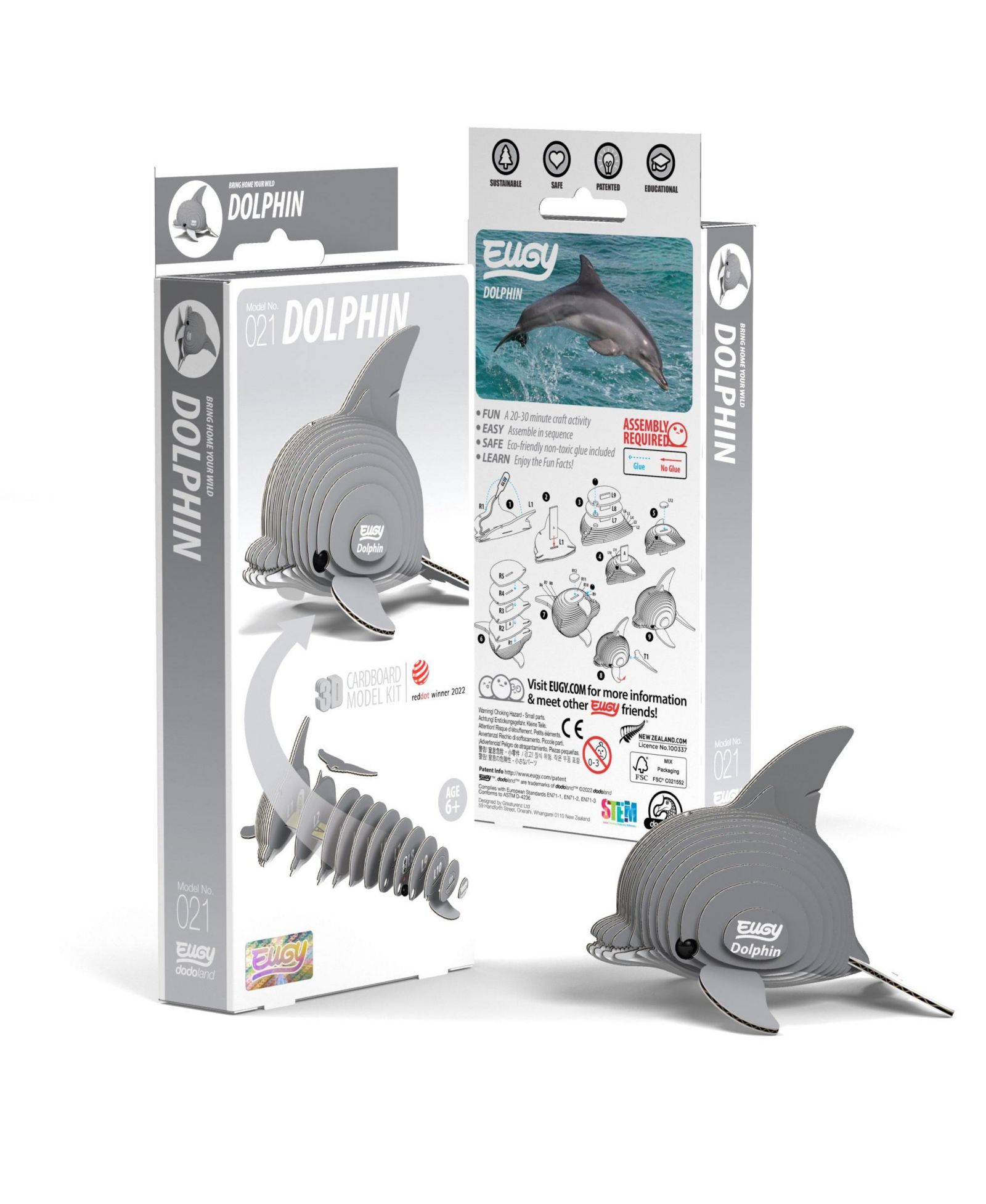 3D пазл EUGY Dolphin