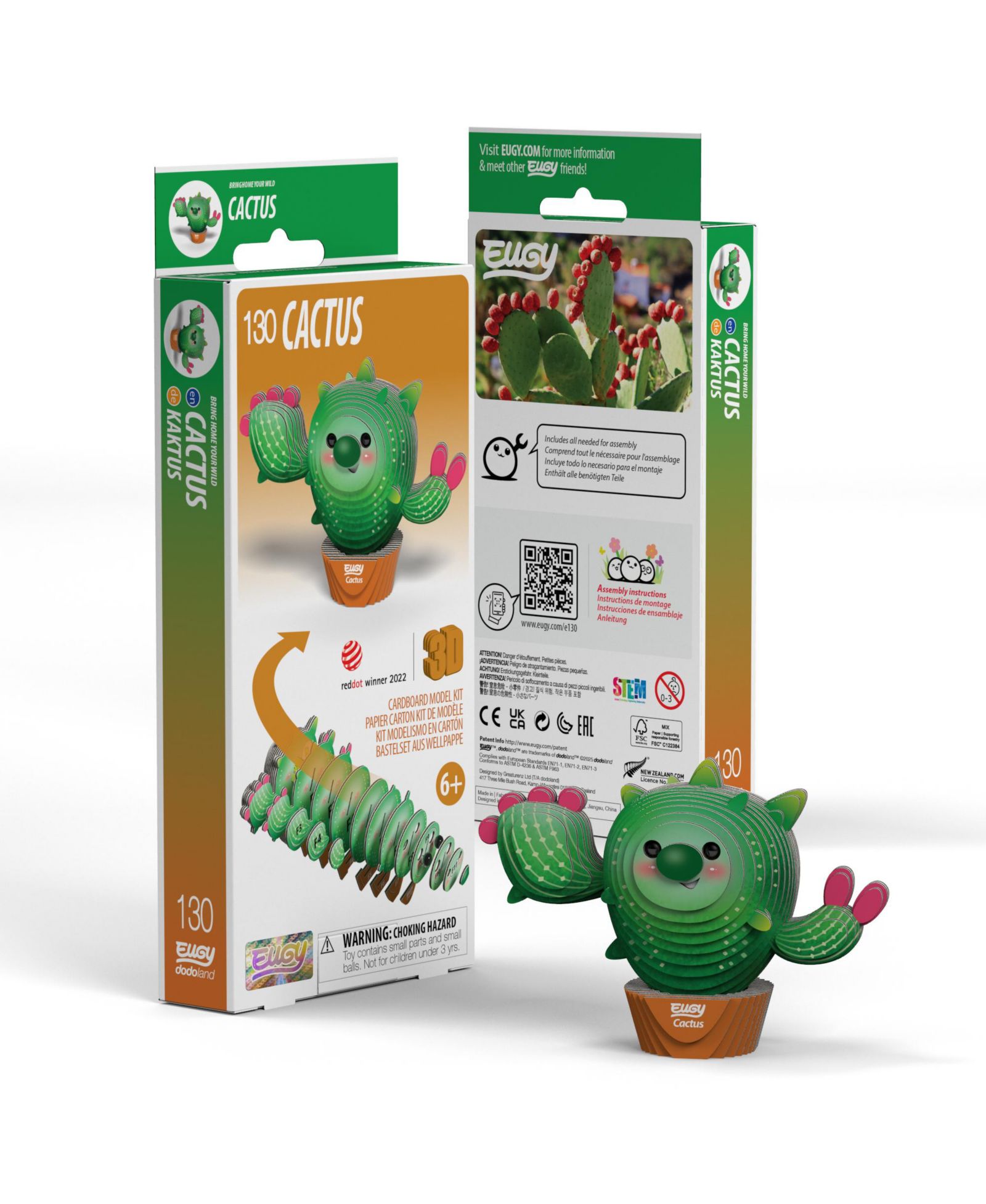 Eugy 3D пазл Cactus