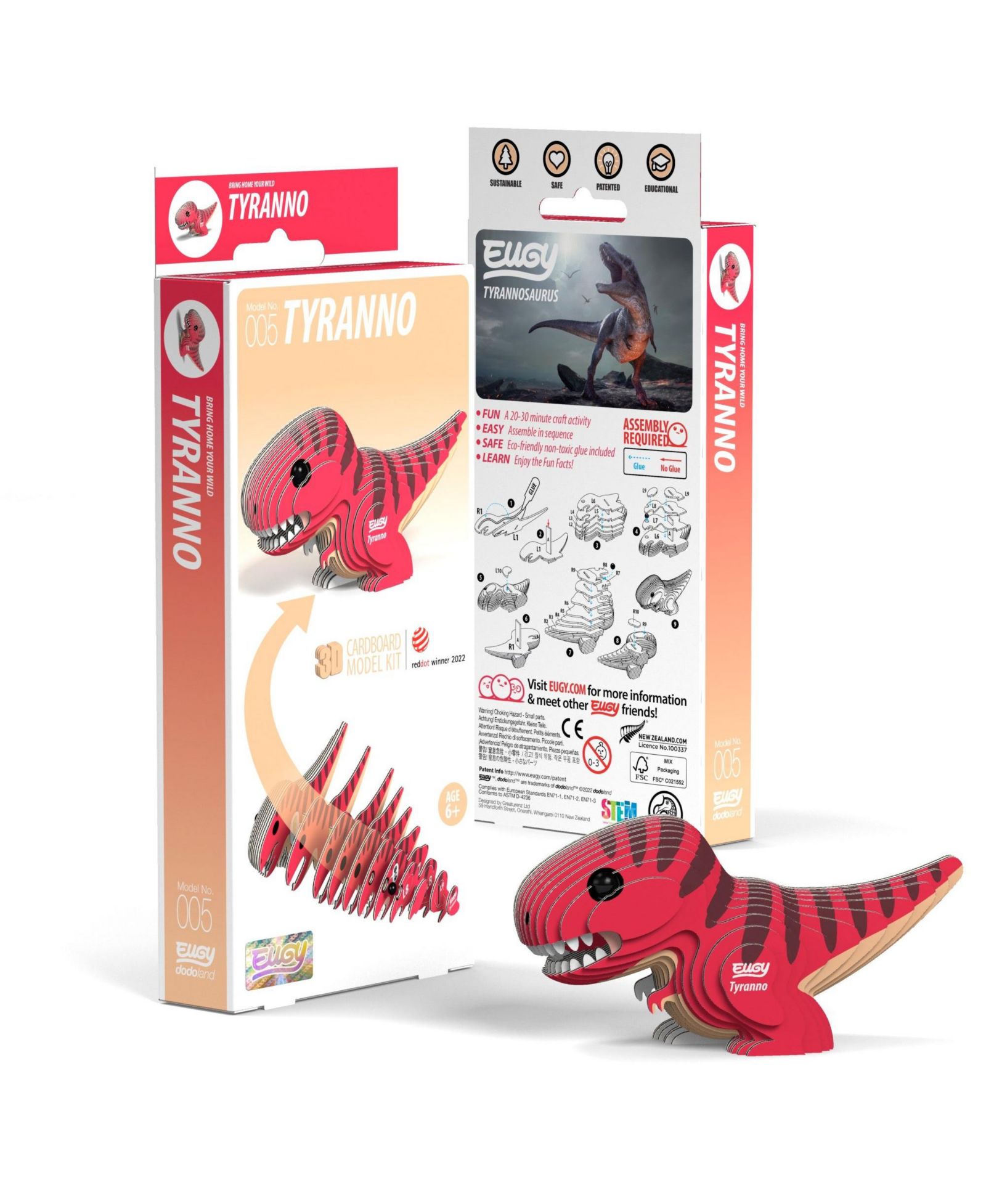 3D пазл Eugy Tyrannosaurus
