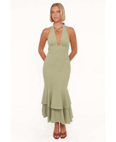 Petal and Pup Women's Robyn Halterneck Maxi Dress
