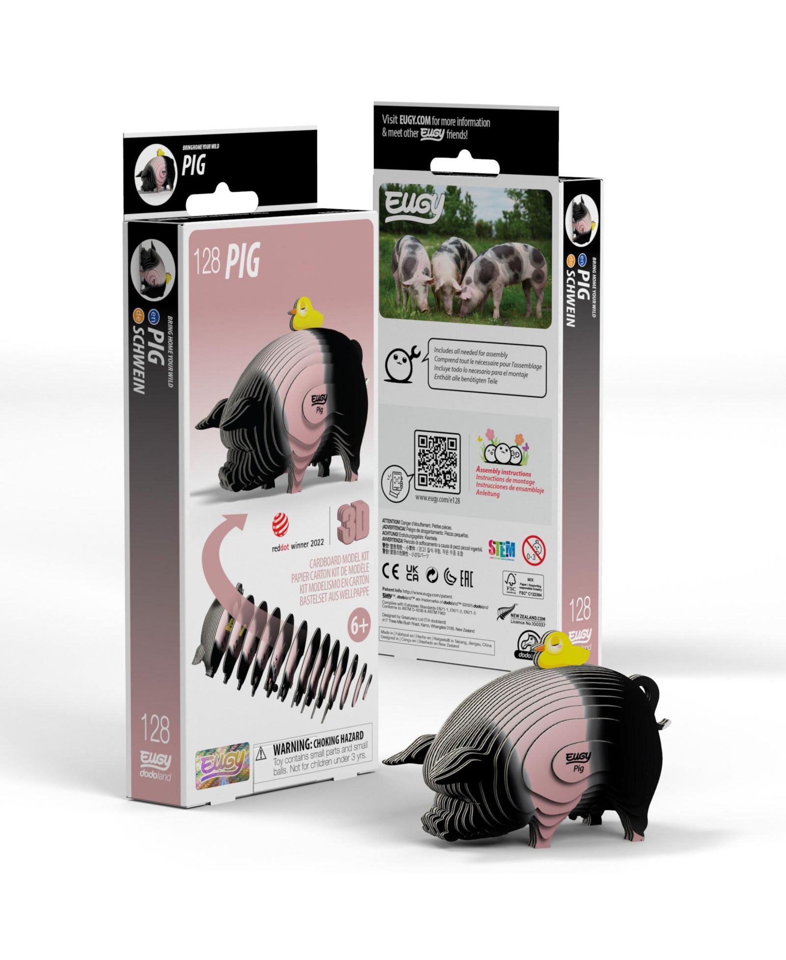 EUGY 3D пазл Свинья