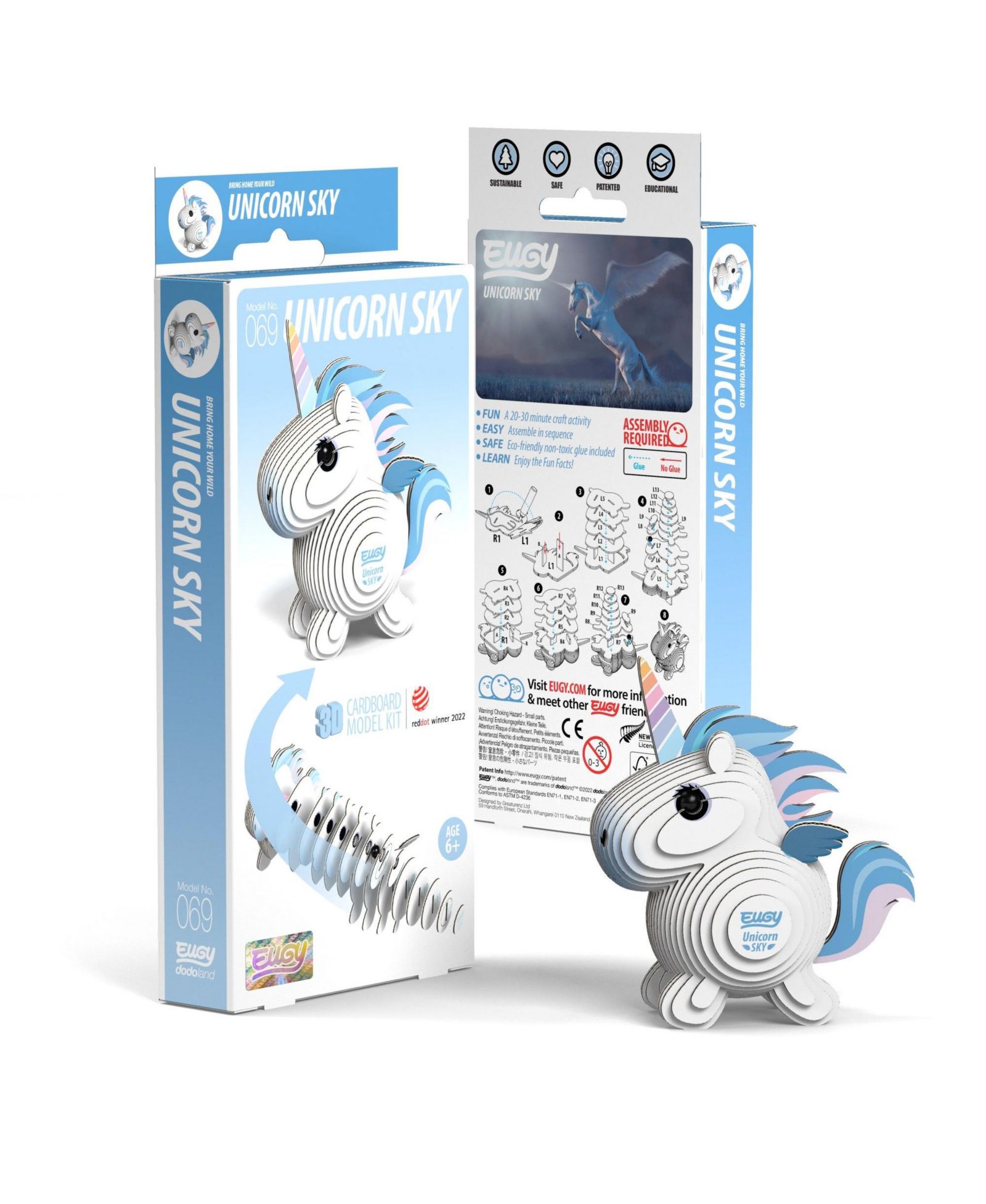 3D пазл Eugy Unicorn Sky