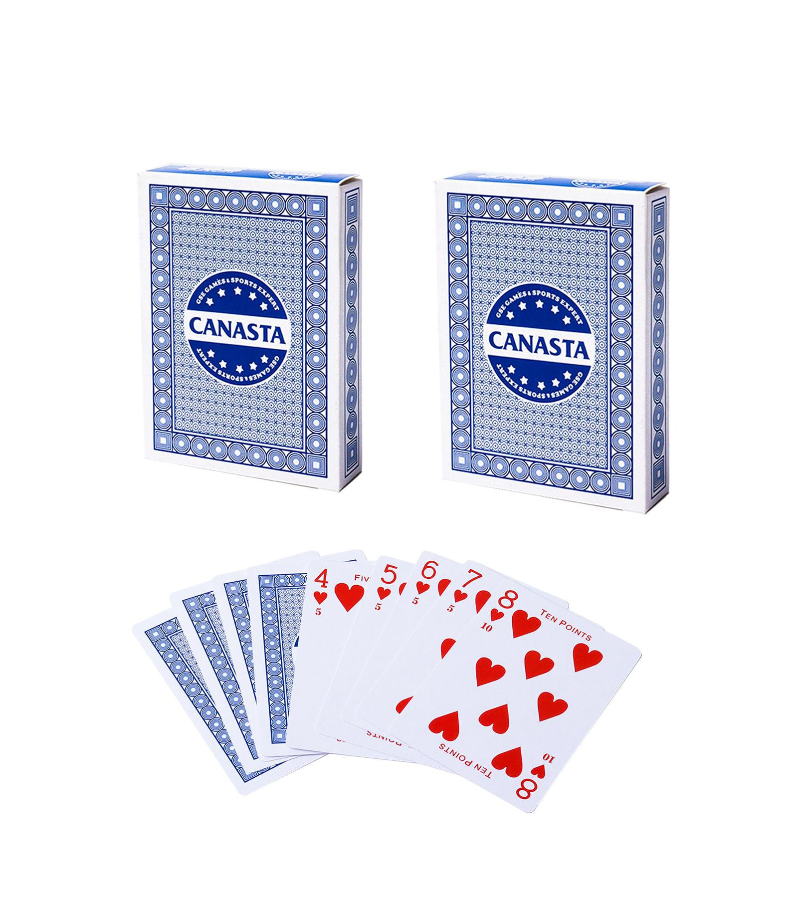 Gse Games & Sports Expert Canasta Bonanza Family Card Game With Point Values, 2-Deck, Ages 8+
