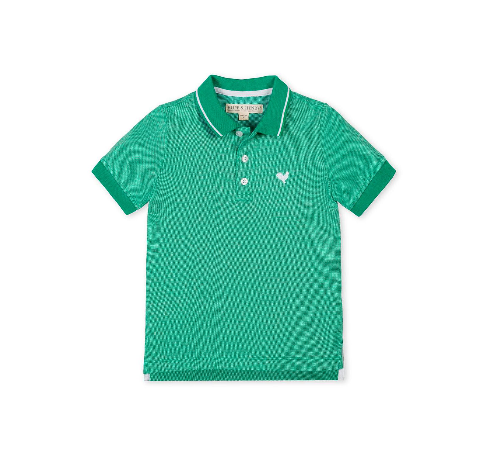Hope & Henry Hope and Henry Little and Big Boys' Organic Short Sleeve Knit Pique Polo Shirt