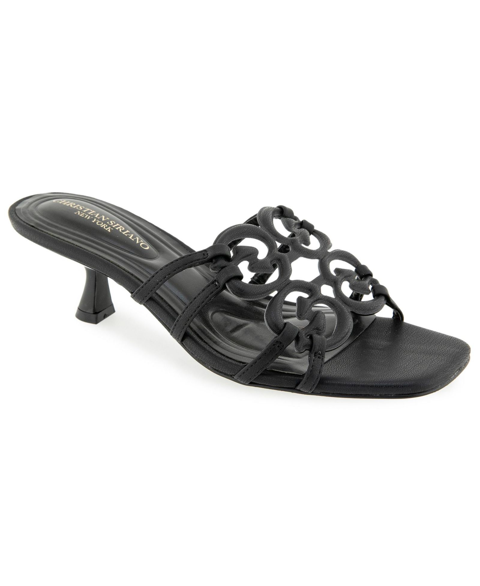 Christian Siriano Women's Ixla Kitten Heel Sandal