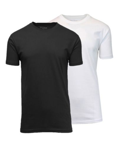 Blue Ice Men's Crewneck Solid T-Shirt, 2-Pack