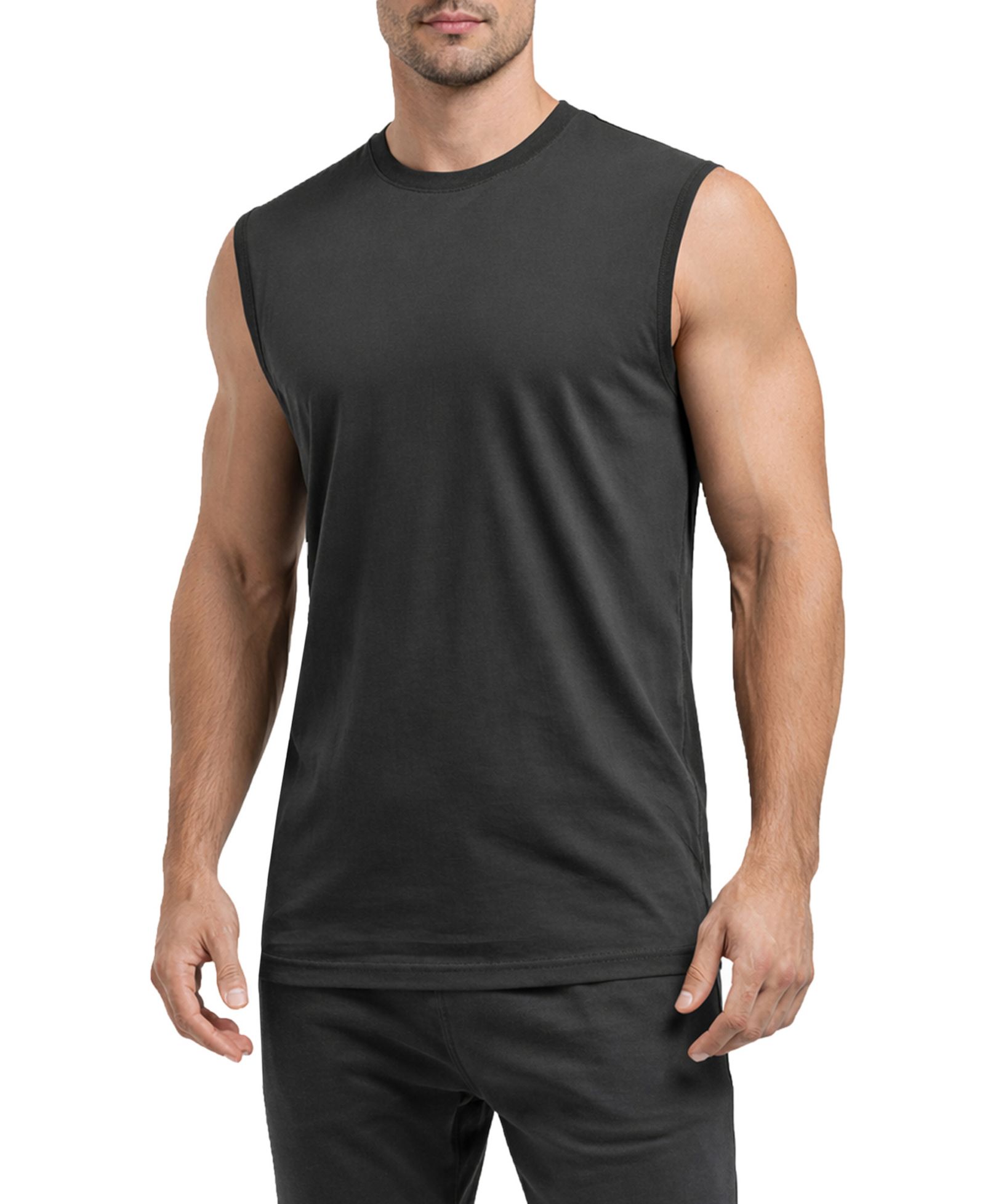 Blu Rock Men's Slim-Fit Sleeveless Muscle T-Shirt