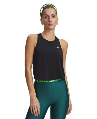 Under Armour Women's Tech Sport Mesh Crop Sleeveless Tank Top