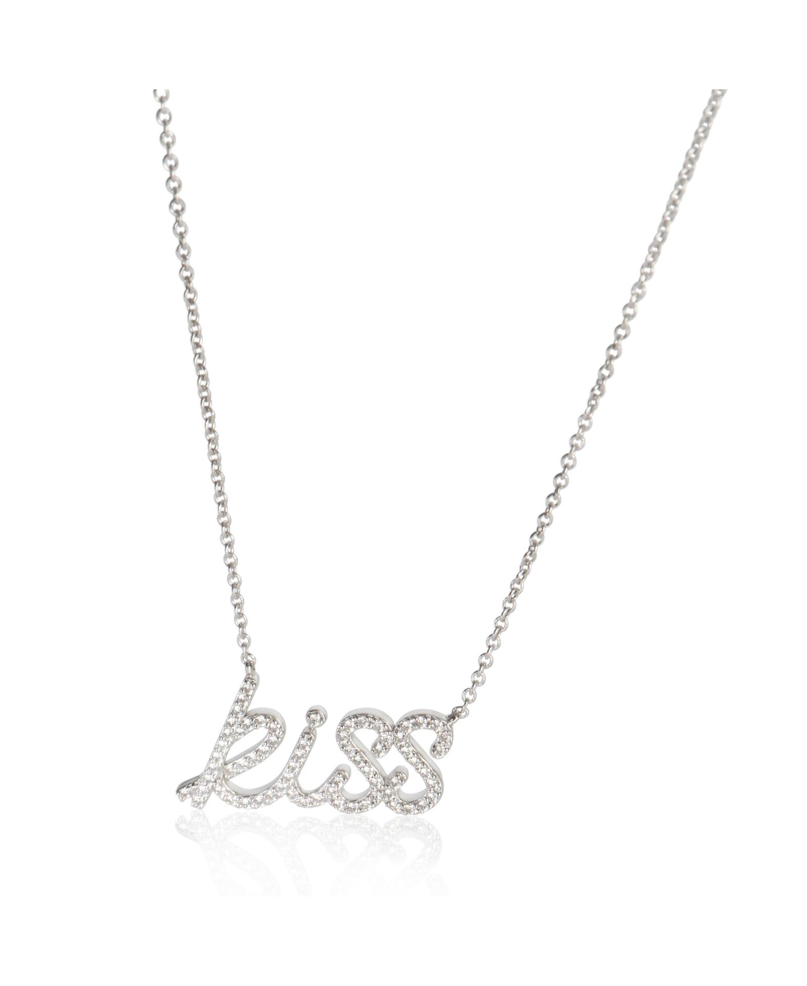 Подвеска Tiffany & Co White Gold Diamond Paloma Picasso Graffiti Kiss