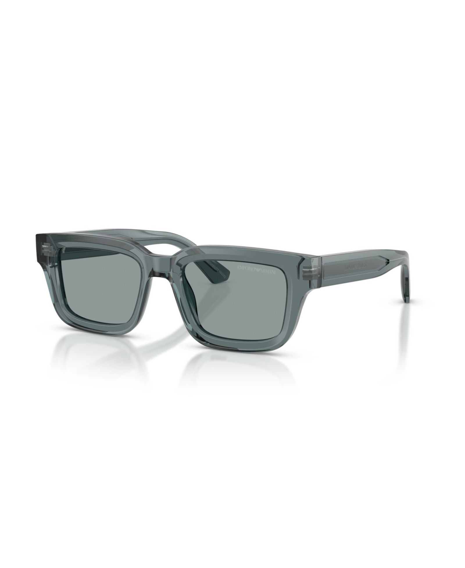 Emporio Armani Мужские геометрические солнцезащитные очки EA4270