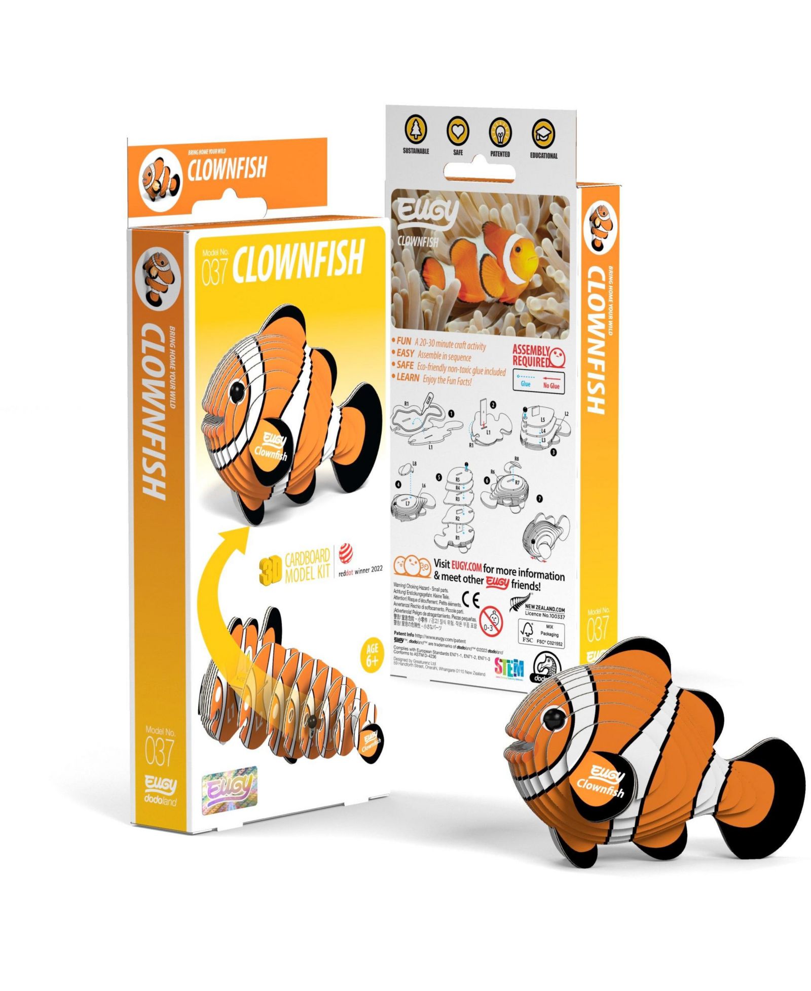 Eugy 3D пазл Clownfish