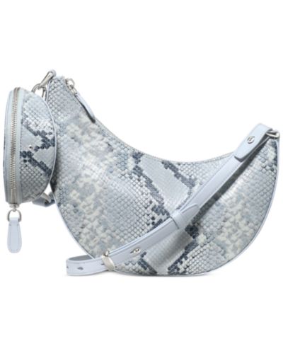 kate spade new york Duo Small Snake Embossed Leather Crossbody Handbag