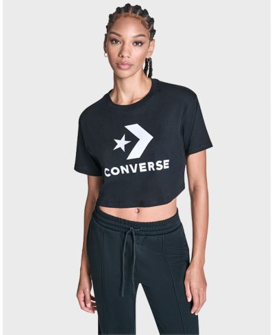 Женская укороченная футболка Converse Star Chevron