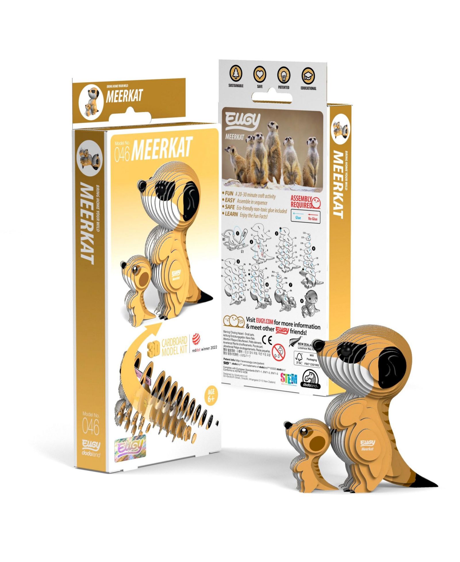 3D-пазл Eugy Meerkat