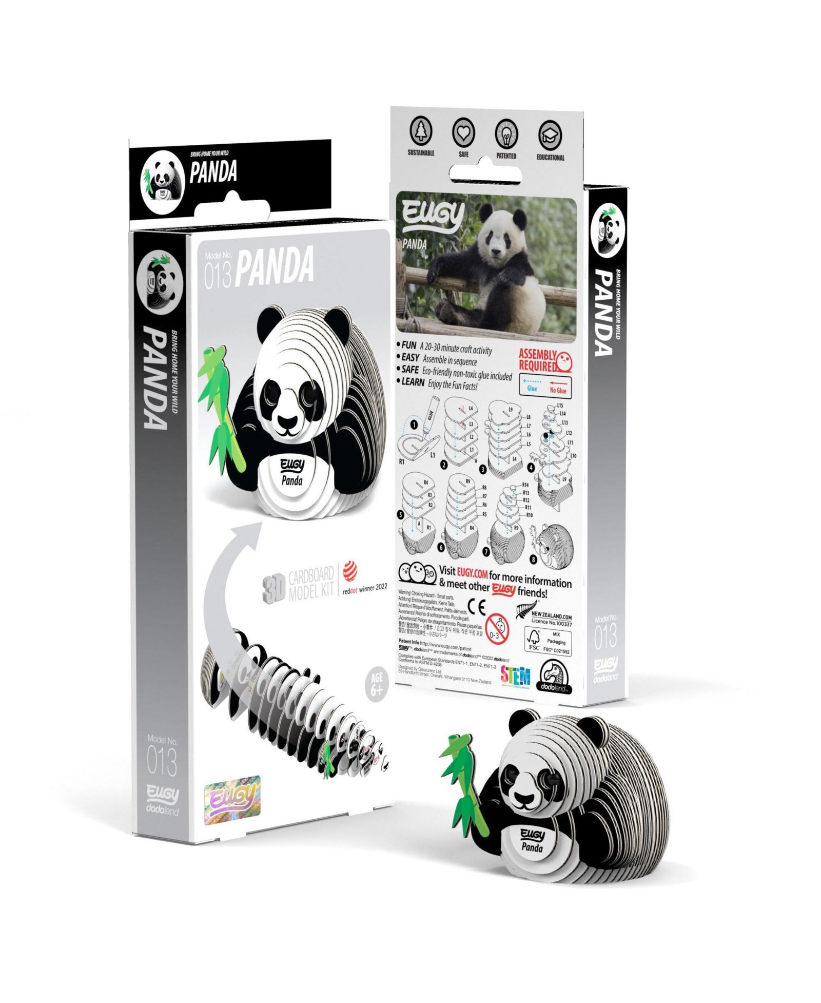 3D пазл EUGY Panda