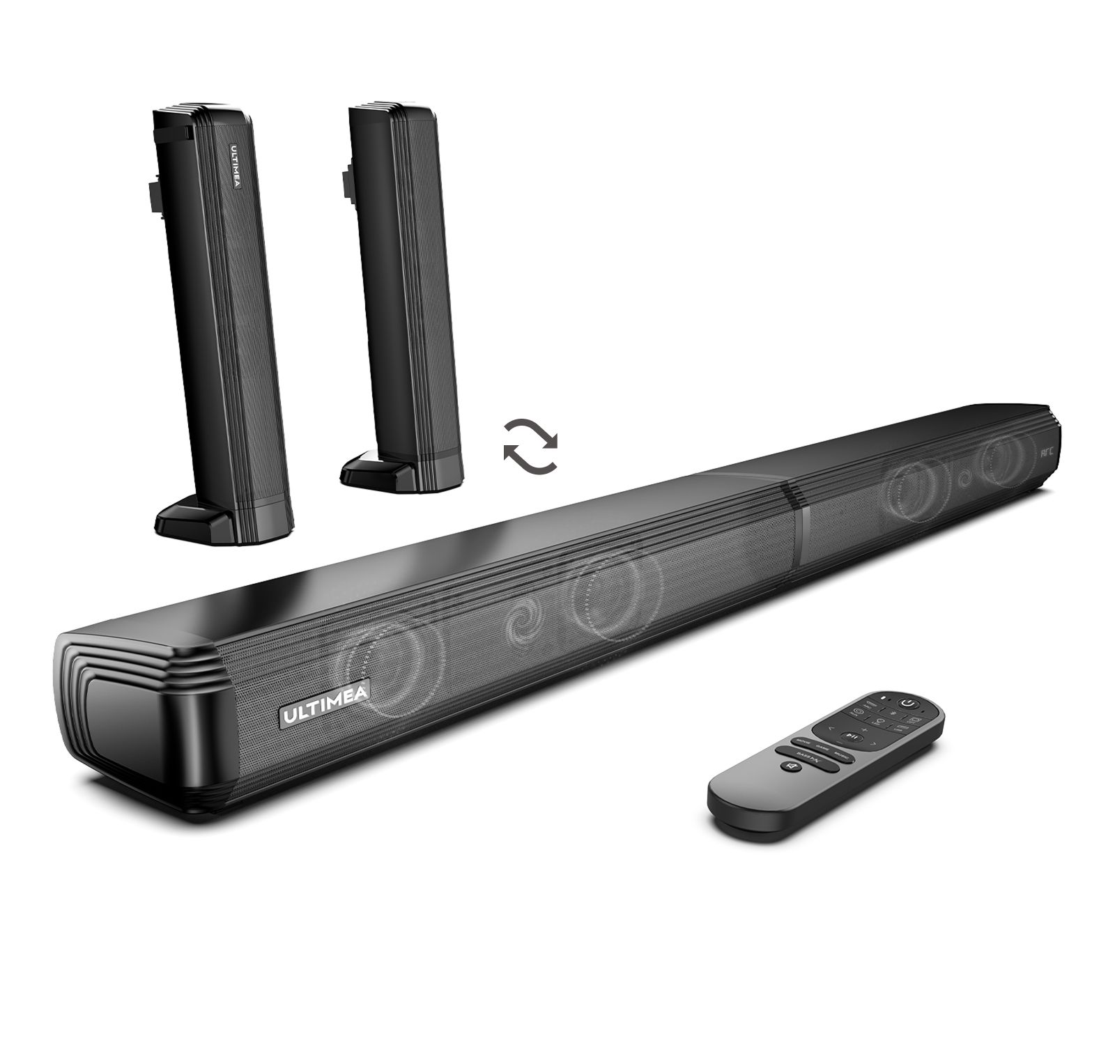 Ultimea Apollo S40 2.2-Channel 100W Bluetooth 5.3 Soundbar