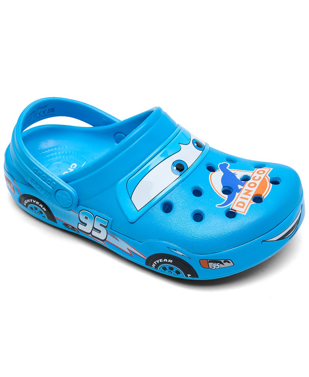Crocs Little Boys' Dinoco Lightning McQueen Clogs from Finish Line