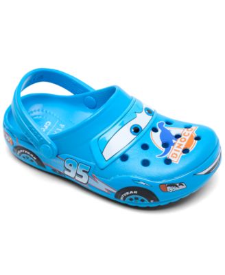Crocs детские кроксы Dinoco Lightning McQueen для мальчиков с настраиваемыми шармами Jibbitz, от Finish Line