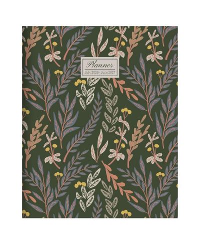 TF Publishing Paper Goods July 2026 - June 2027 Trailing Blooms Medium Monthly Planner