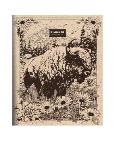 TF Publishing Paper Goods July 2026 - June 2027 Wild Bison Large Monthly Planner