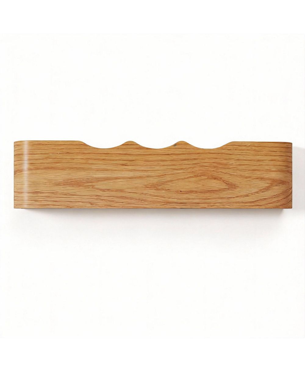 Настенный стеллаж YIGII Solid Wood с крючками для одежды, шляп, сумок, полотенец