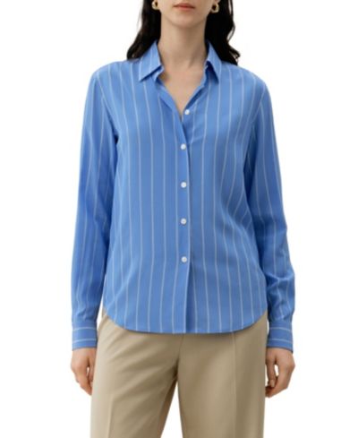 Женская рубашка LILYSILK Amalfi Striped