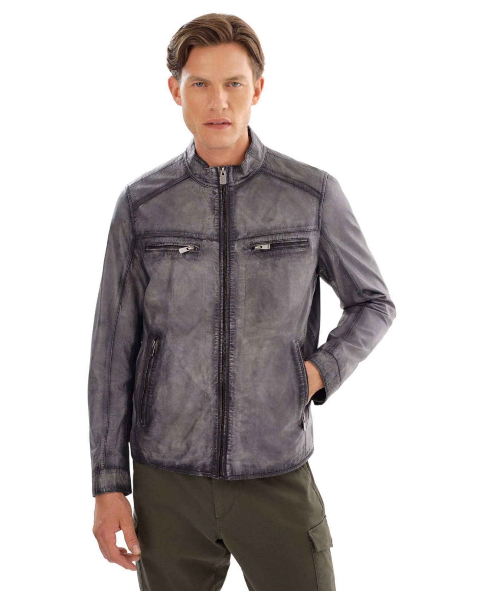 Regency Leathers Men's ENZO Leather Jacket