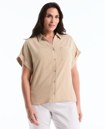 Rafaella Plus Size рубашка с коротким рукавом