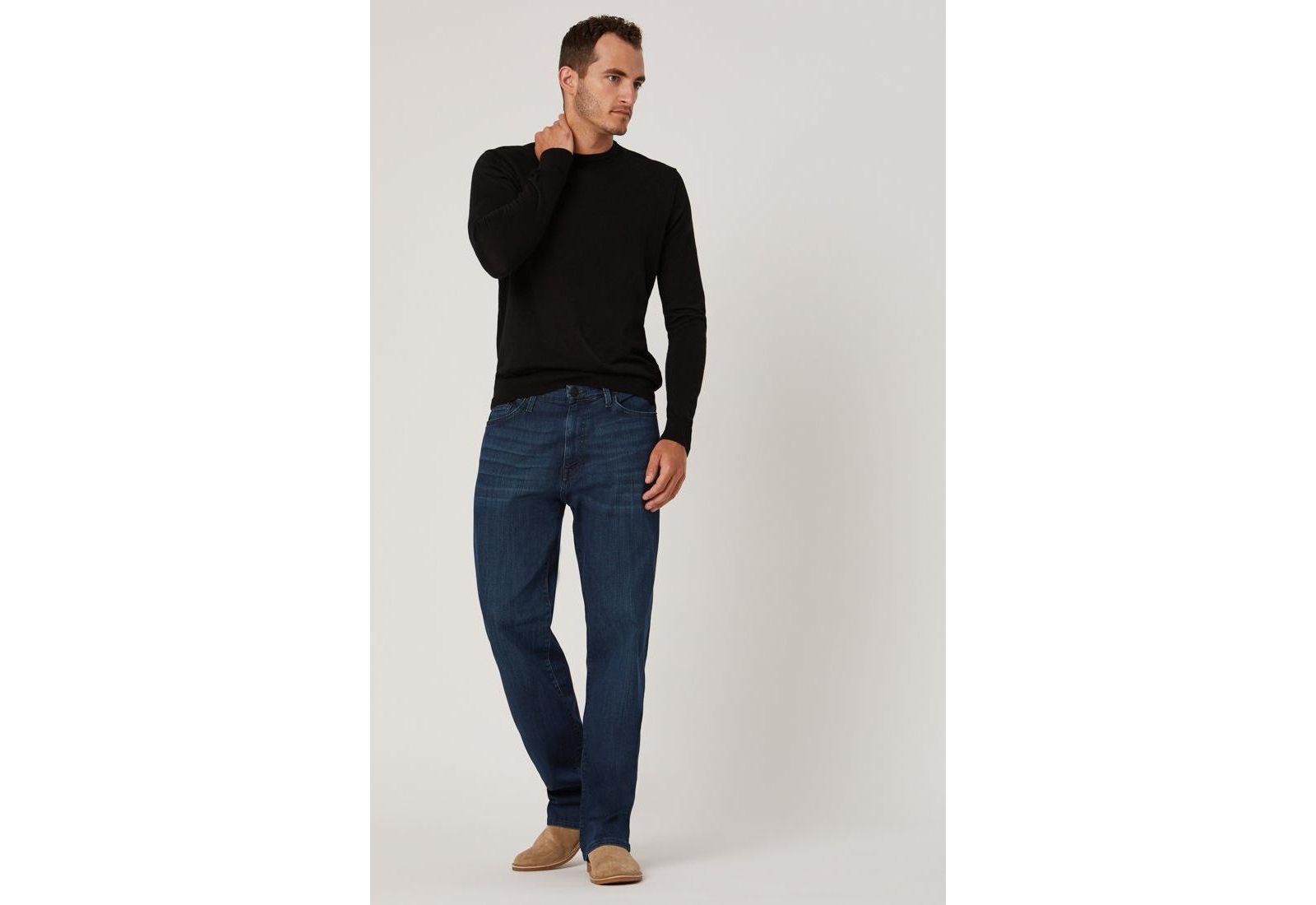 Mavi Jeans Men's Max Wide Leg in Dark Shaded Williamsburg