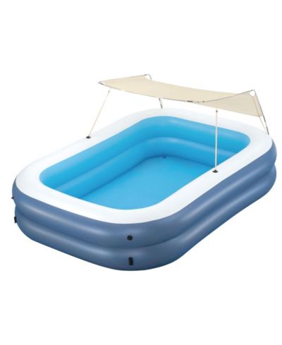 Надувной семейный бассейн Bestway H2OGO! 8 Foot 4 Inch by 70 Inch Summer Bliss