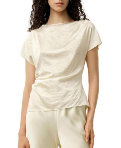 LILYSILK Women's Ying Jacquard Silk Top