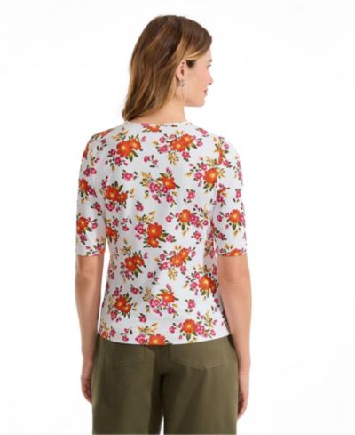 White spring floral