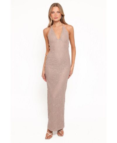 Petal and Pup Women's Riley Halter Maxi Dress