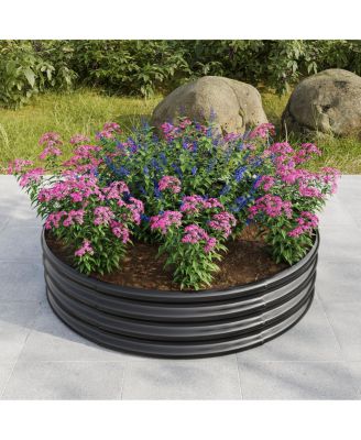 Металлический ящик-клумба для сада Streamdale Furniture, оцинкованная сталь