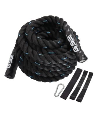 GSE Games & Sports Expert 2" Diameter Battle Rope, Workout Battle Ropes for Home Gym & Outdoor (30FT)