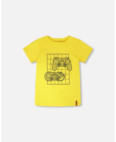 Детская футболка Deux par Deux Toddler Boys Cotton Jersey Gamer Print