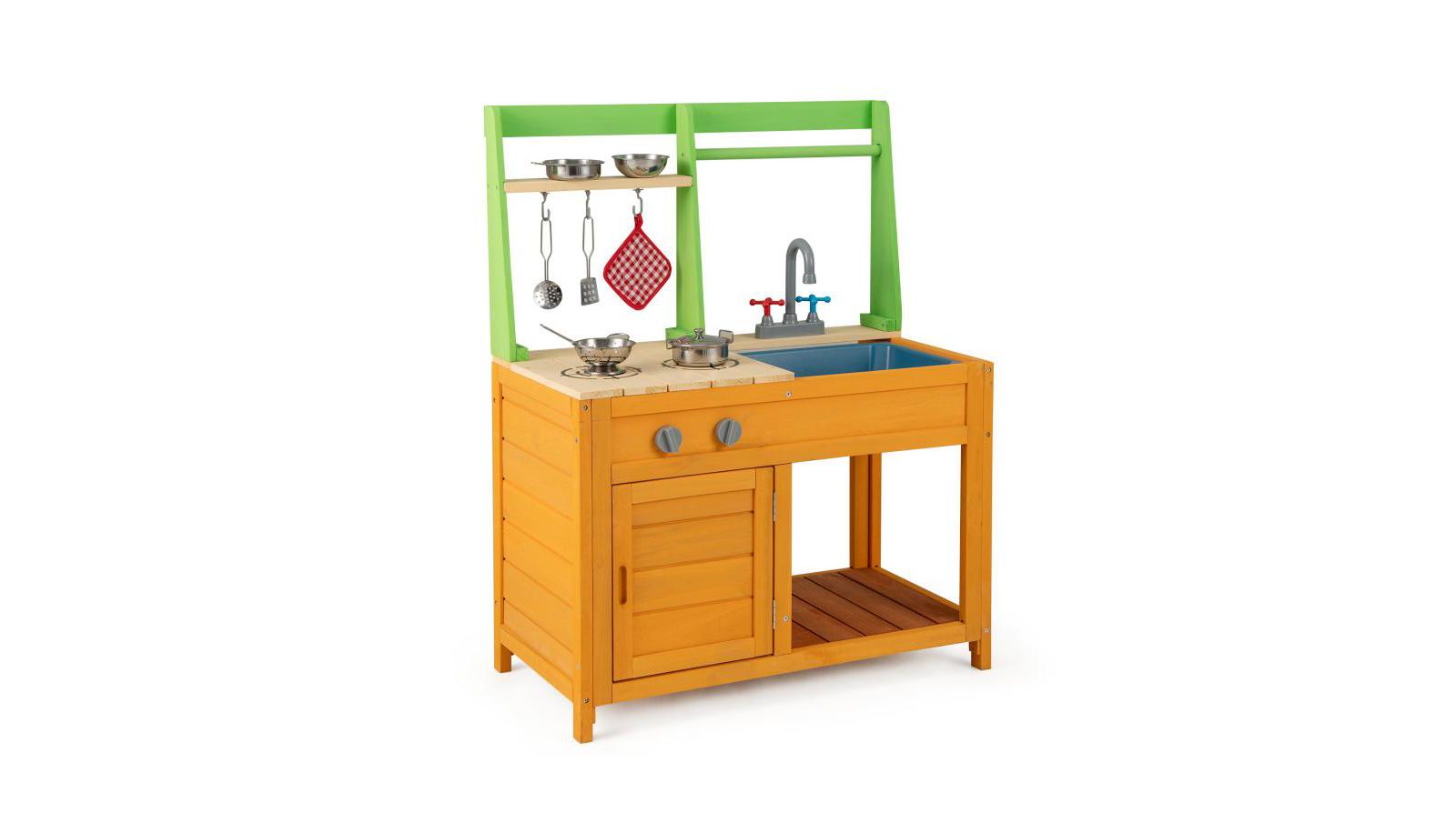Slickblue Outdoor Mud Kitchen Playset, Ages 3+
