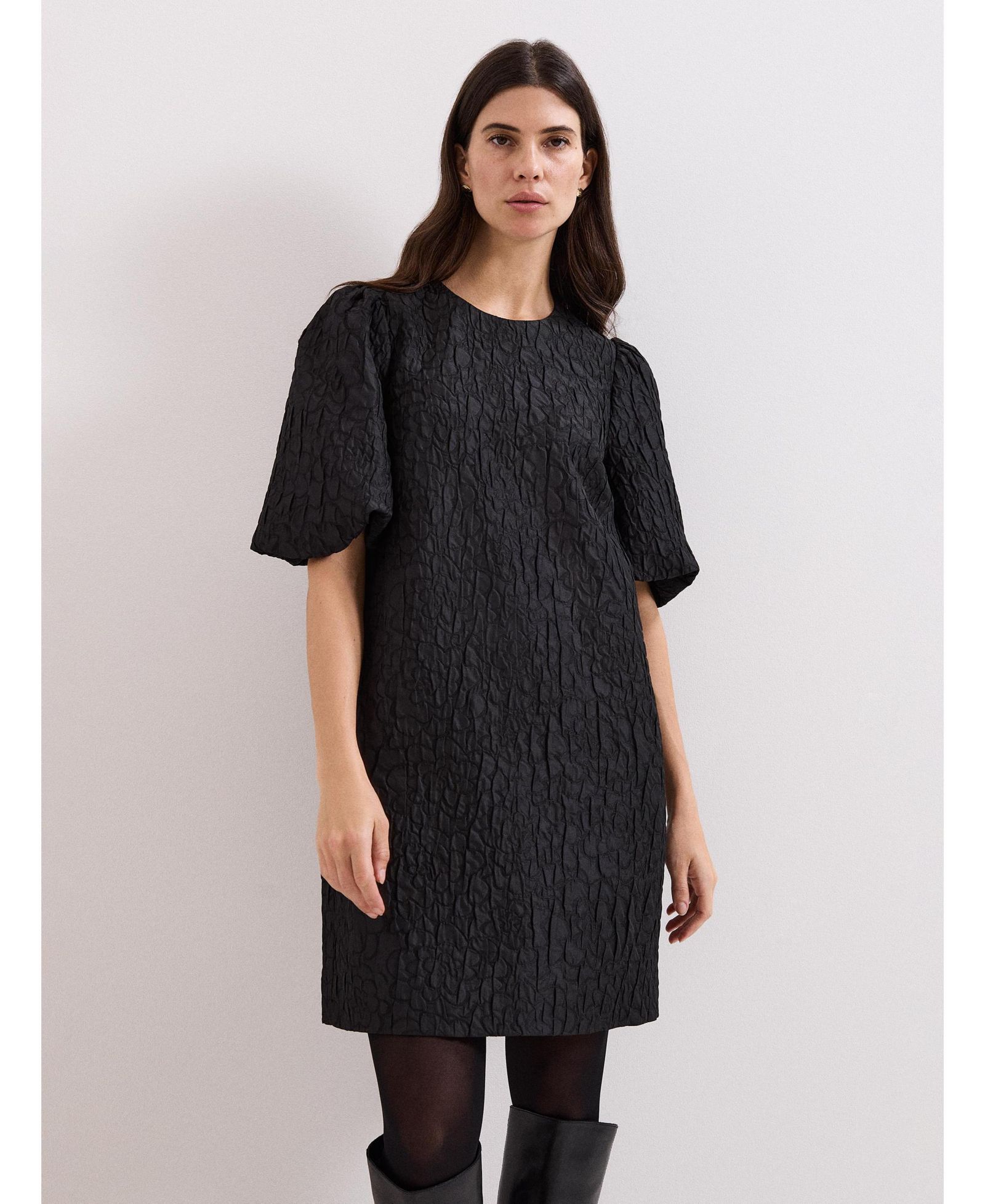 Phase Eight Women's Jacquard Round Neck Mini Dress