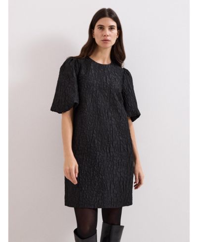 Phase Eight Women's Jacquard Round Neck Mini Dress