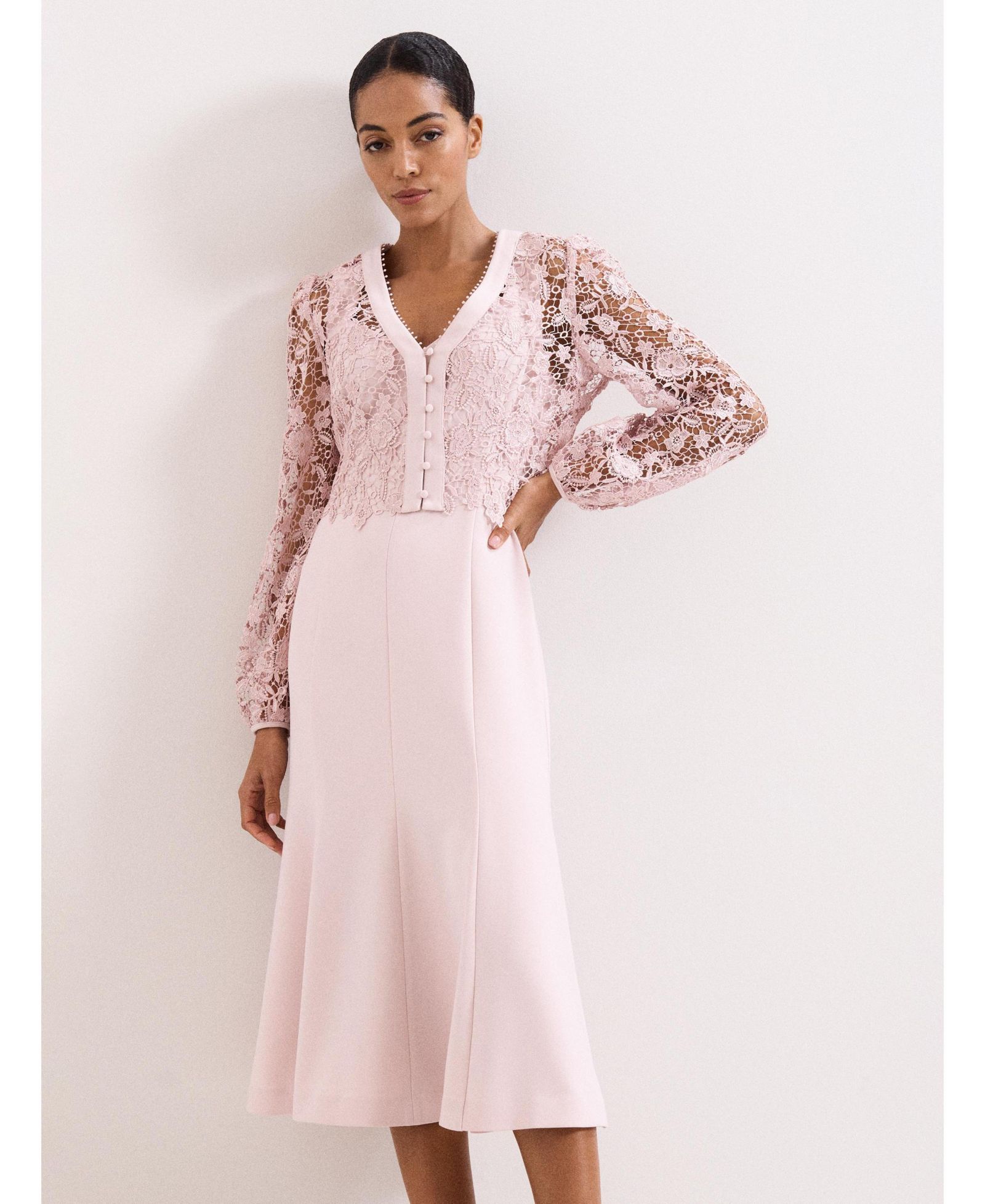 Женское миди-платье Phase Eight Ayumi Part Lace