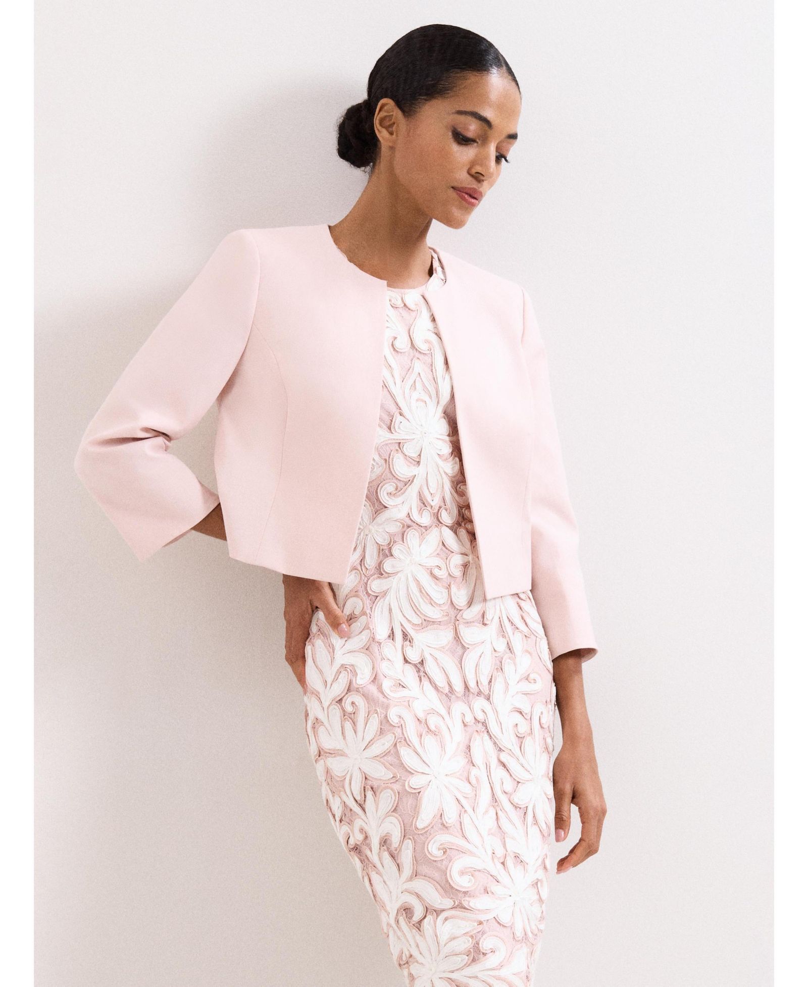Женская укороченная куртка Phase Eight Elizabeth Round Neck