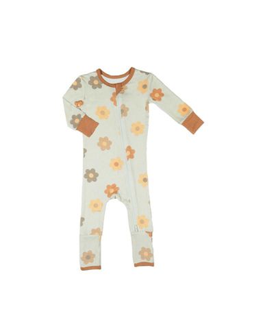 Baby Grey By Everly Grey Baby Girls Grey by Everly Grey Convertible Romper Fitted Long Sleeve Pajama