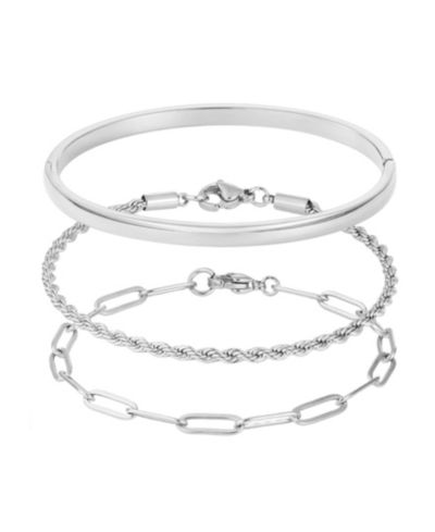 Серебряный браслет ADORNIA с защитой от потускнения